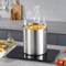 53 QT Commercial Stainless Steel Stock Pot for Boiling Steaming Frying and Cooking Large Meals
